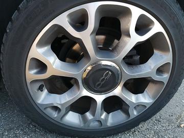 Cerchi lega 17 pollici Fiat 500 l usati