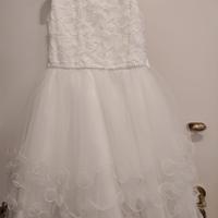 Abito bianco bimba
