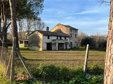 Rudere agricolo con terreno e accessori
