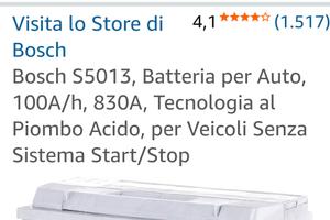 batteria auto o ducato 100 ampere