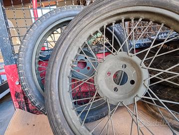 ruote complete moto Guzzi trialce