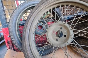 ruote complete moto Guzzi trialce