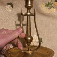 Porta candela nautico in ottone