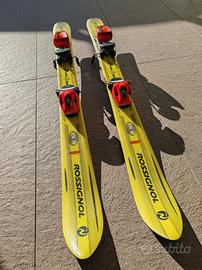 Sci Rossignol 100cm bambino/a con attacchi 