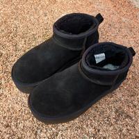 stivali ugg ultra mini platform neri 40