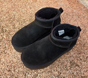 stivali ugg ultra mini platform neri 40