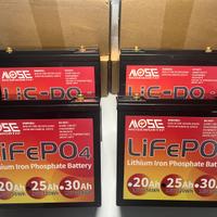 4 Batteria LiFePO4 25A per mezzi elettrici 48V