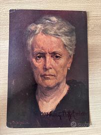 Cartolina autografata artista Luigi Boffa Tarlatta