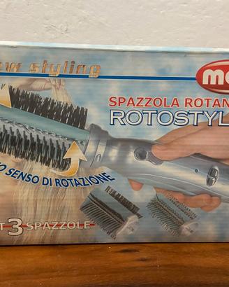 Spazzola rotante MAX Rotostyle con 3 spazzole - fu