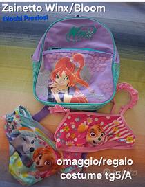 Zainetto Asilo Fata Bloom +costume omaggio