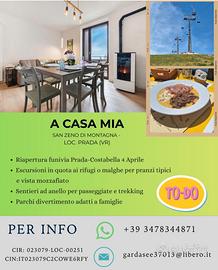 Appartamento vacanza sopra Brenzone - Prada