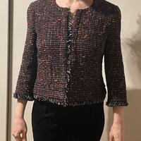 Giacca corta, donna-Intrend-T.42 Melange-Foderata.