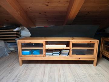 Mobile TV in legno massello – 143x42x50 cm – 50€