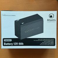 Atlantis batteria piombo 12v 9 ah ermetica