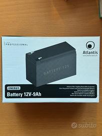 Atlantis batteria piombo 12v 9 ah ermetica