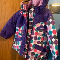 Giubotto inverno/neve + vestaglia ciniglia