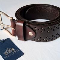 cintura uomo in cuoio 