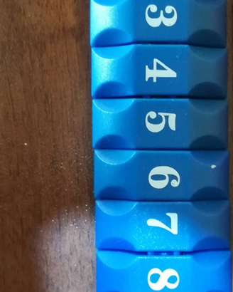 Segnapunti Blu per Calcio Balilla / Biliardino