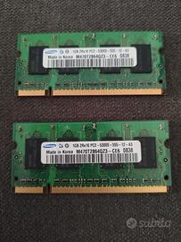 2GB RAM Samsung 2RX16 PC2-5300S-555-12