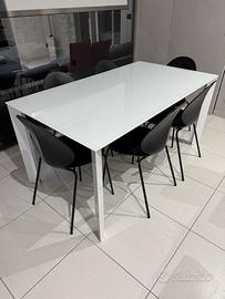 Tavolo e 6 sedie calligaris 1,80 allungabile