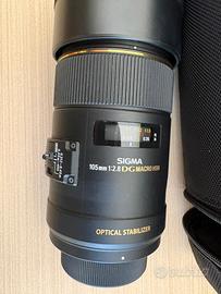 sigma 105 macro f2.8 DG Macro HSM per Nikon F