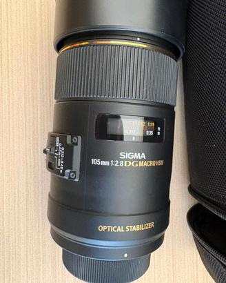 sigma 105 macro f2.8 DG Macro HSM per Nikon F