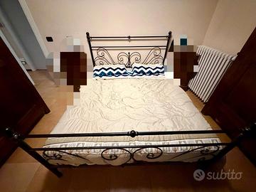 letto matrimoniale con doghe
