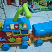 cavalcabile trenino multifunzione