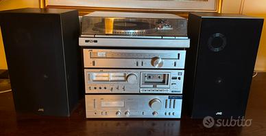 Sistema audio JVC HiFi vintage ben conservato