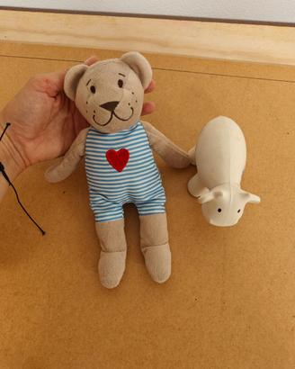 Sonaglio e peluches piccolo Ikea orsetto