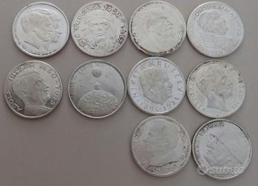 lotto 10 medaglie personaggi famosi g 16,50 Ø 36