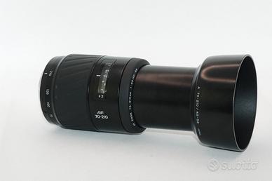 obiettivo zoom Sony Minolta 70/210mm f4.5 5.6 AF