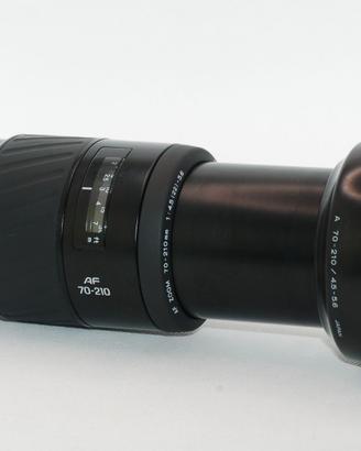 obiettivo zoom Sony Minolta 70/210mm f4.5 5.6 AF