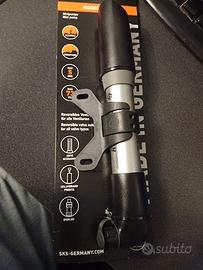 pompa portatile da bici nuova made in germany