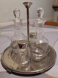 Menage set anni '90 (olio, aceto, sale, pepe) 