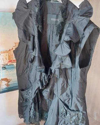 Ermanno Scervino Giacca finiture in vera pelle 