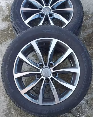 Cerchi in lega MAK Wolf B.M. 16"+Gomme Invernali