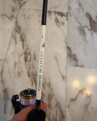 Canna spinning Favorite White Bird 1,98m
