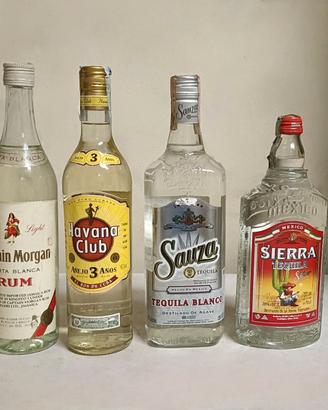 Rum-tequila liquori
