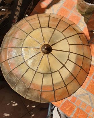 Lampadario plafoniera scaglie madreperla