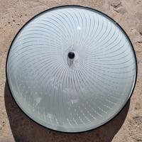 Plafoniera rotonda in vetro