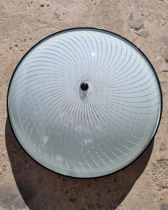 Plafoniera rotonda in vetro