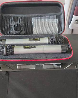 Microfoni wireless professionali a rack