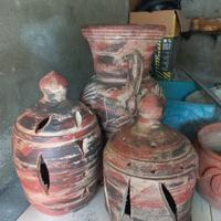 Vaso/lanterne in terracotta 