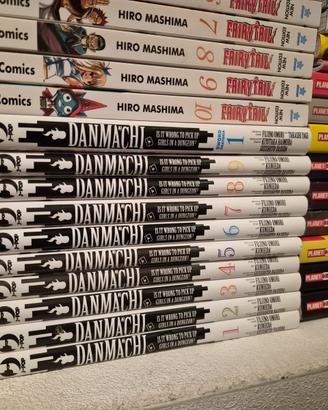 Danmachi volumi 1-9 e Danmachi Sword Oratoria 1