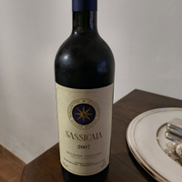 Bottiglia vino Sassicaia