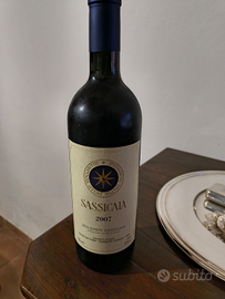 Bottiglia vino Sassicaia