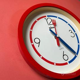 Orologio da parete BINO rosso