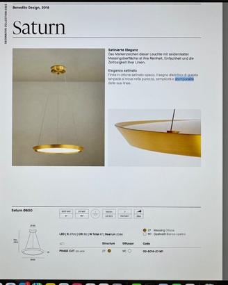 LAMPADA  SOSPENSIONE  LEDS C4 DI GROK
