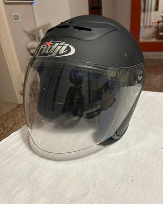 Casco Demi-jet Fidji nero opaco - taglia XL (61)